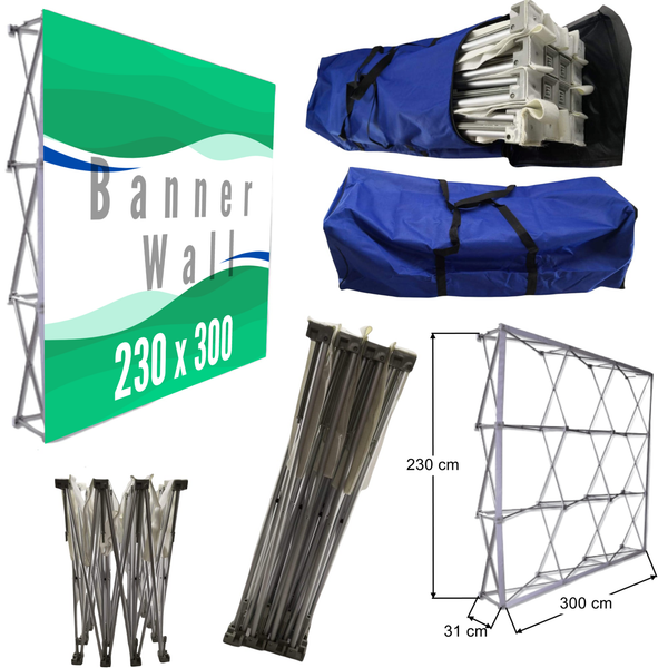 Muro Publicitario 2.30x3m elaboramos tú diseño impreso