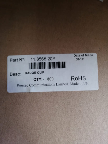 Carrete Gauge Clip Medidor 11.8568 20P Rohs