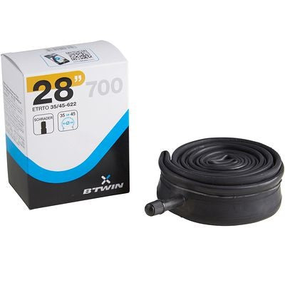 Cámara De Aire 700x35/45 Rin De 28 Pulgadas Btwin