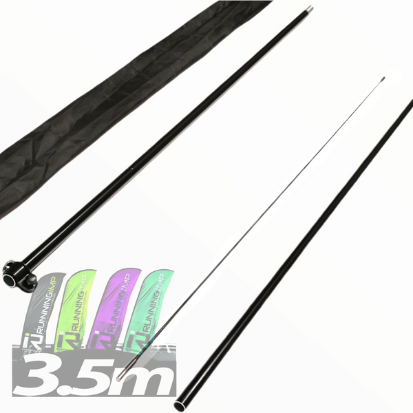 1 Asta De Bandera 3.5m Flag Banner Feather Flag Pole