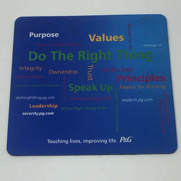 TAPETE AZUL PARA MOUSE PAD 20 x 20 cms