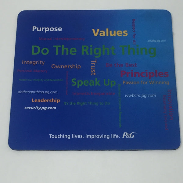 TAPETE AZUL PARA MOUSE PAD 20 x 20 cms