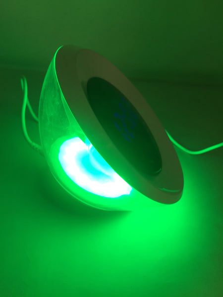 Reloj Digital De Escritorio Lámpara Siete Colores Diferentes