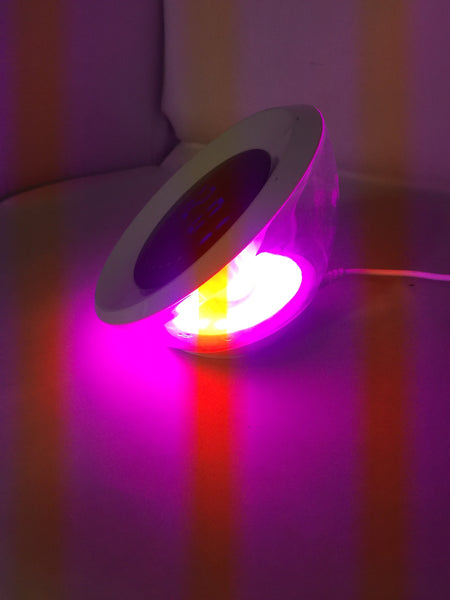 Reloj Digital De Escritorio Lámpara Siete Colores Diferentes