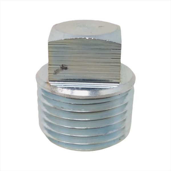 Tapón macho de acero con rosca de 1/2 pulg
