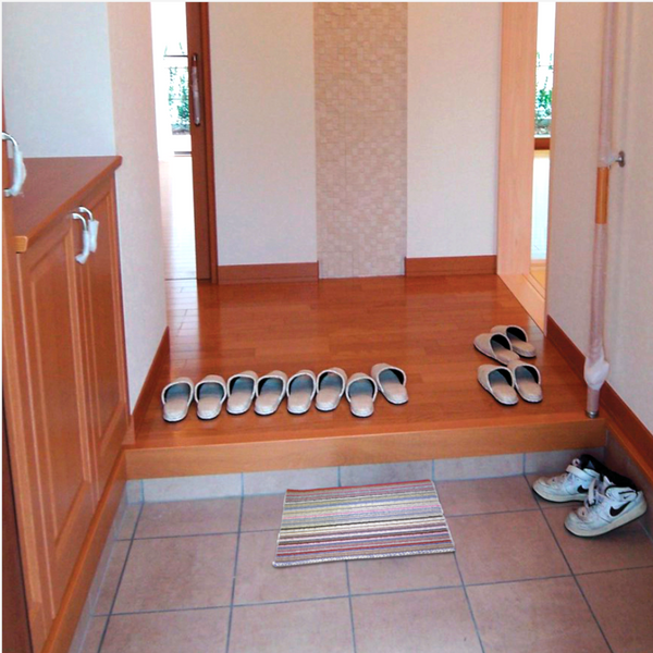 Tapete 57x36 cms artesanal de secado para casa baño