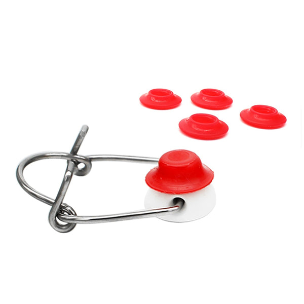 6 Botellas De Vidrio + Tapones Mecánicos 1000ml